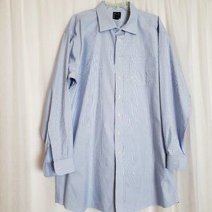 Jos. A Bank Pin Stripe Shirt Travelers Collection